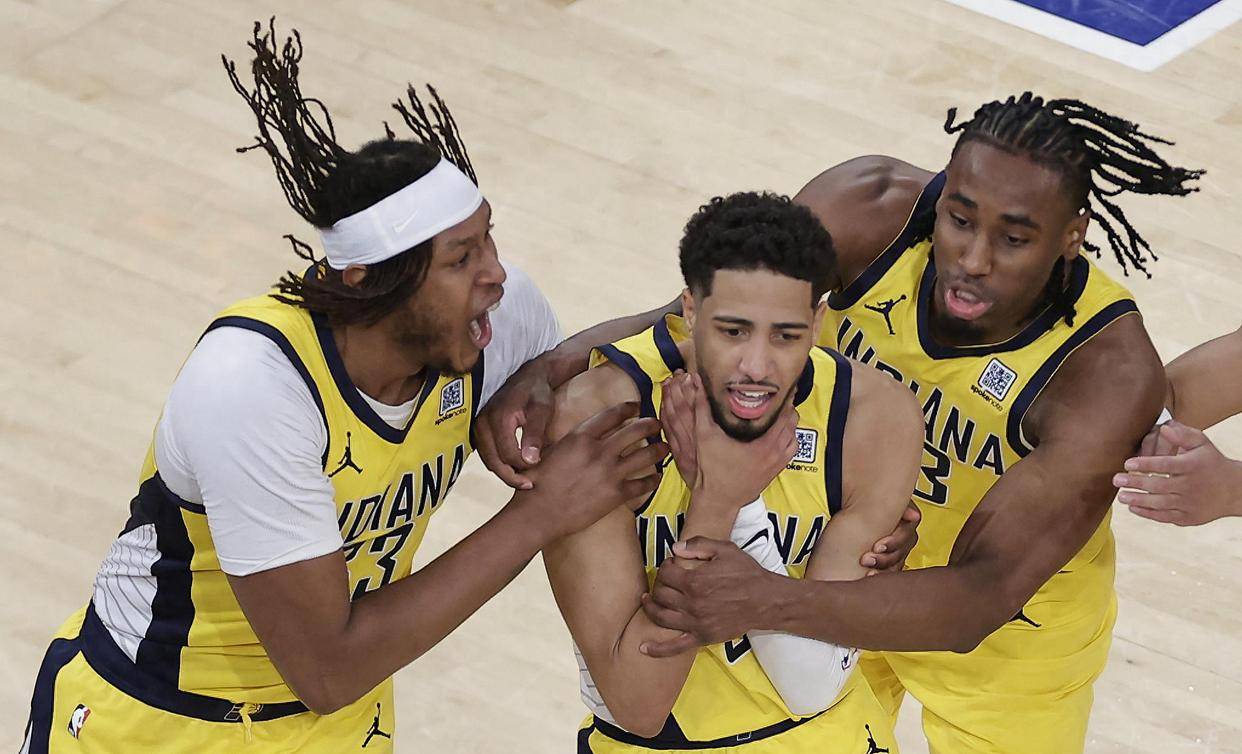 熊猫体育中国App-步行者大胜五场，轻松进入东部半决赛